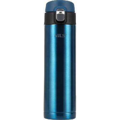 Nilx Camp termo hrnek s uzávěrem 500 ml modrá