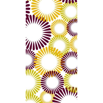 Dimex S-368 vliesová fototapeta na zeď Brown circles rozměry 110 x 220 cm