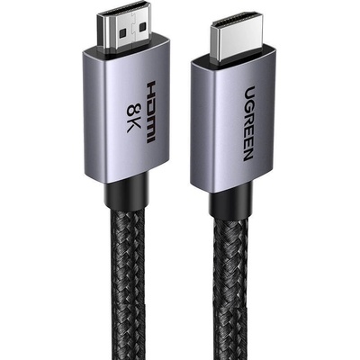 UGREEN Високоскоростен 8K HDMI към HDMI кабел (100 см) - Ugreen UltraHD Definition Series HDMI 2.1, 8K 60Hz Cable (черен) (UGR1806)