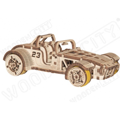 WOODEN CITY 3D puzzle Automobil Roadster 111 ks