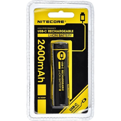 Nitecore NL1826R 2600mAh 1ks