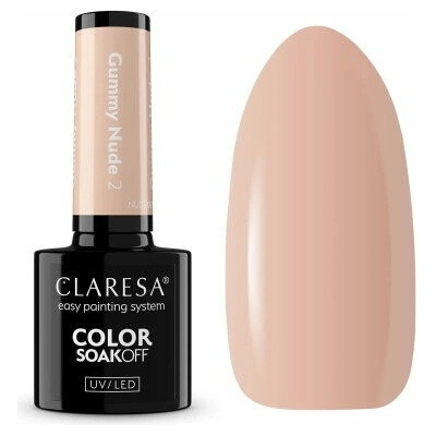 CLARESA Gél lak Gummy Nude 2 5 ml
