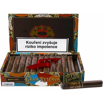 A.Flores Gran Reserva Robusto Corojo 24 ks