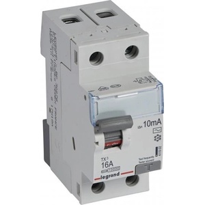 Legrand ДТЗ 2P 16А 10mА серия TX3 ID тип AC - 411502 (411502)