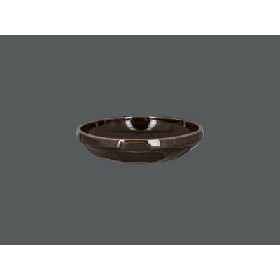 RAK Porcelain Talíř řezaný hluboký 20 cm hnědá RAK-STCDP20GCL