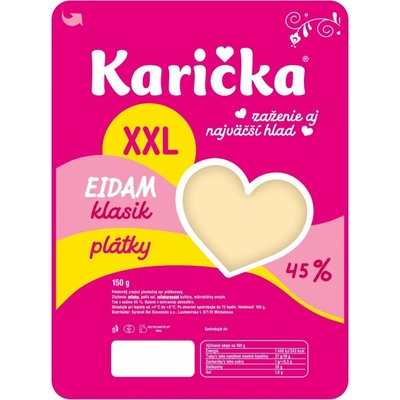Syr Eidam plátky klasik XXL 150 g