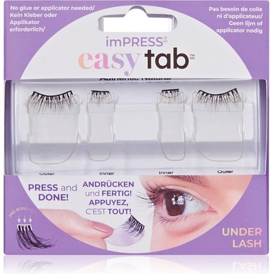 KISS imPRESS easy tab самозалепващи се мигли на снопчета 4 бр