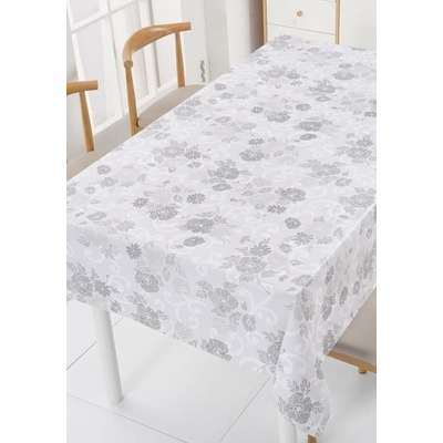 Ubrus PVC 3581499, metráž, 20 m x 140 cm, vlčí máky šedé, IMPOL TRADE