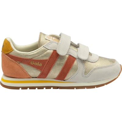 Gola Детски маратонки Gola Kid's Daytona Blaze Strap Sneakers - Gold / Orange Spice / Sun - размер 4 (UK) (702-3976-0222)