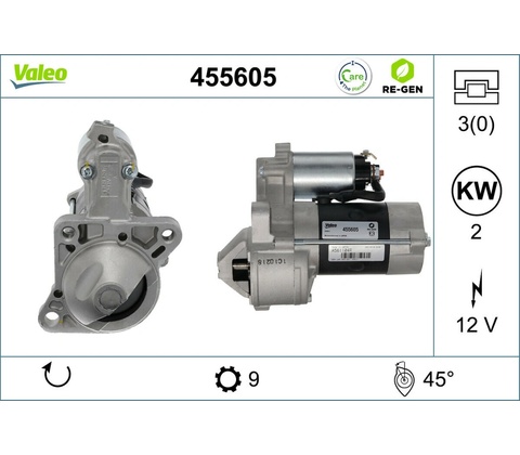 żtartér VALEO 455605