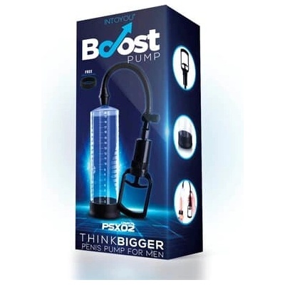 Boost Pumps Manuálna vákuová pumpa na penis PSX02 Crystal