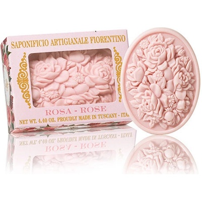 SA Fiorentino prírodné tuhé mydlo ruža 125 g