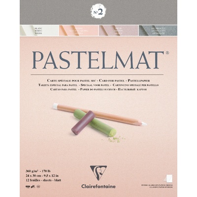 Clairefontaine Blok Pastelmat No.2 24 x 30 cm 12 listov 360 g