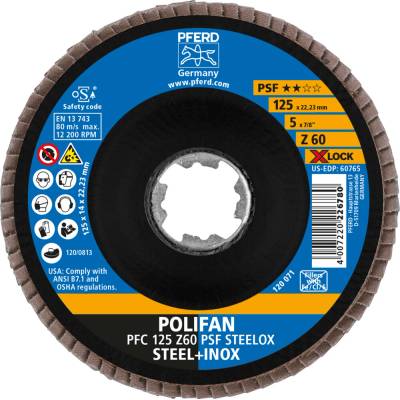 Pferd lamelový brúsny kotúč 125 mm Z60 67666126