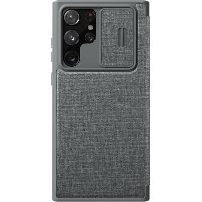 Nillkin Калъф Nillkin Qin Pro за Samsung GalaxyS22 Ultra - Сив