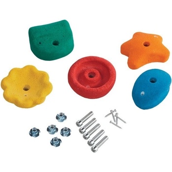 KBT Lezecké kamene MIX color medium set 5 ks