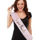 Smiffys ŠERPA na rozlučku Team Bride růžová