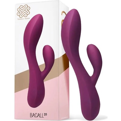 Engily Ross Bacall 2.0 - вибратор с Г-точка и клитор стимулатор (лилав)