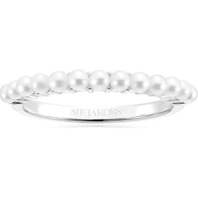 Sif Jakobs stříbrný s pravými perlami Ellera SJ R2869 P