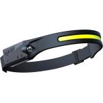 HQWear LED челник, IPX4, със сензор за движение, USB-C, 1200mAh, черен (WLCHL03)