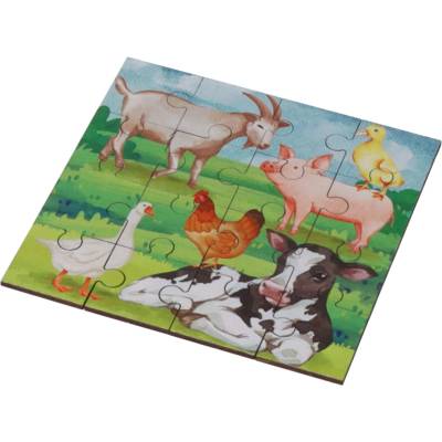 ČistéDrevo Drevené puzzle - farma