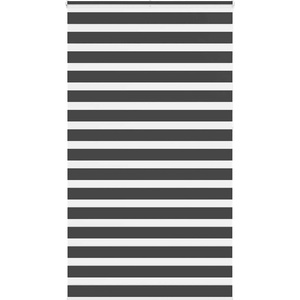 vidaXL Зеброва щора 125x230 см Ширина на плата 120, 9 см полиестер (4014292)