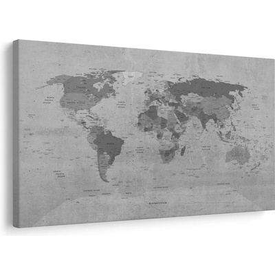 Obraz vintage mapa světa - 90x60