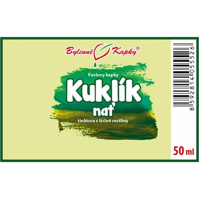 Bylinné kapky Kuklík bylinné kvapky tinktúra 50 ml