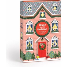 GALISON Adventní kalendář Doma na Vánoce 12x42 dielov