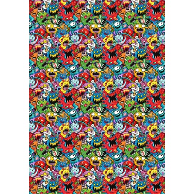 Takoy Panel na ušití deky Wellsoft fleece 140x200 monster