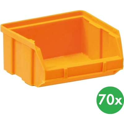 Artplast Plastové boxy, 100 x 95 x 50 mm, žltooranžová