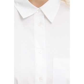 Theory Риза Theory дамска в бяло със свободна кройка с класическа яка P0204516 (P0204516)