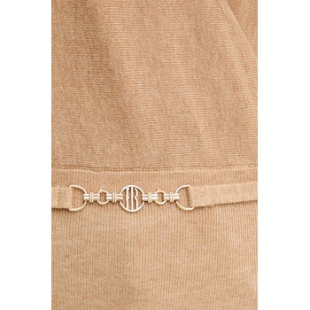 Fracomina Пуловер с вълна Fracomina в бежово от лека материя FR25WT7023K459Q7 (FR25WT7023K459Q7)