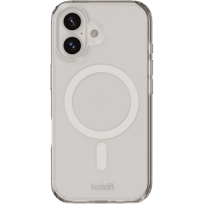 Holdit Гръб Holdit MagSafe Case за iPhone 16 Plus - Бял/Прозрачен