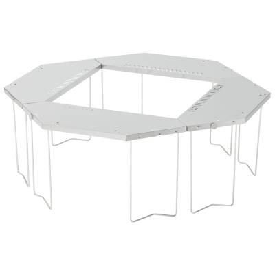 Аксесоар за готвене Snow peak Jikaro Fire Ring Table Camping table - Metallic - размер One Size (532-2709-0111)