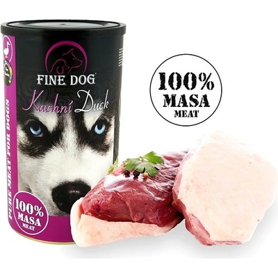 Fine Dog Adult Kačacia 100% mäsa 1200 g