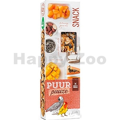 PUUR pauze pták tyč papoušek kokos papája 140 g