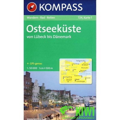 Ostseeküste von Lübeck 724 1:50T NKOM