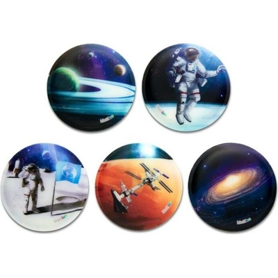 Sada ozdôb na batoh Ergobag Kletties Set - Universe uni