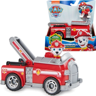 SPIN MASTER Paw Patrol auto hasičské Tlapková Patrola set s figurkou Marshall