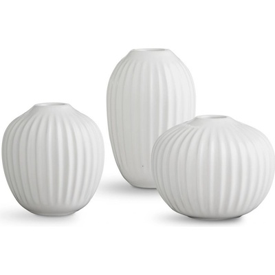 KÄHLER Darčekové balenie miniváz Hammershøi White - set 3 ks