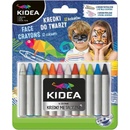 Kideá Ceruzky na tvár 12kol x 2,5 g blister