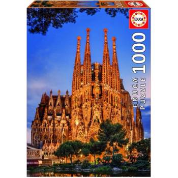 Educa Базиликата Саграда Фамилия - пъзел 1000 части