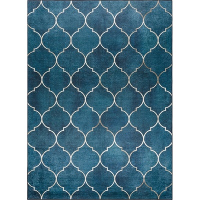 Dywany Łuszczów Andre Maroccan trellis 1181 blue modrá