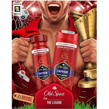 Old Spice Captain deo sprej 150 ml + sprchový gel 250 ml dárkové balení