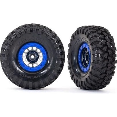 Traxxas kolo 1.9" disk Method 105 čierny chróm pneu Canyon Trail pár