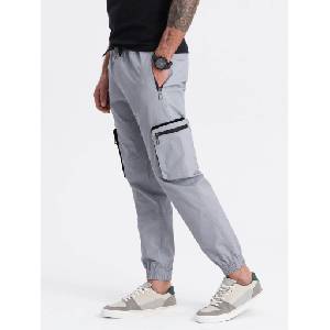 Ombre Clothing Светлосиви мъжки товарни панталони Ombre Clothing Ombre Clothing | Siv | МЪЖЕ | 34/32