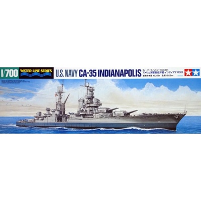 Tamiya USS Indianapolis CA Water Line Series 1:700