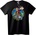 NOONEBRAND Тениска Санта DJ Коледна Нощ - XS, Black