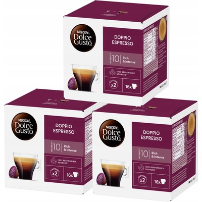 Nescafé Kapsle do Dolce Gusto Dolce Gusto Doppio Espresso 16 kusů